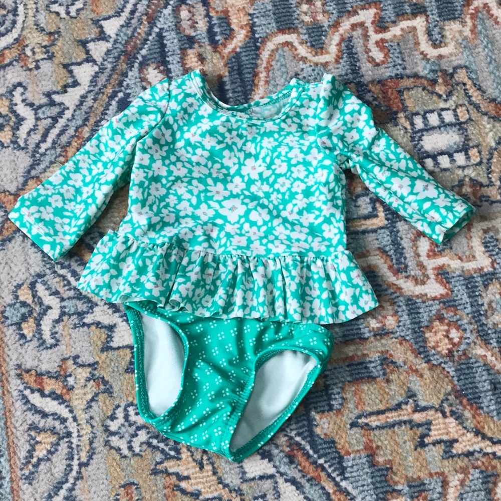 0-3 Month Baby Girl Bathing Suit